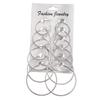 Unisex Alloy Hoop Earrings Set: Shrimp Design In European & American Style