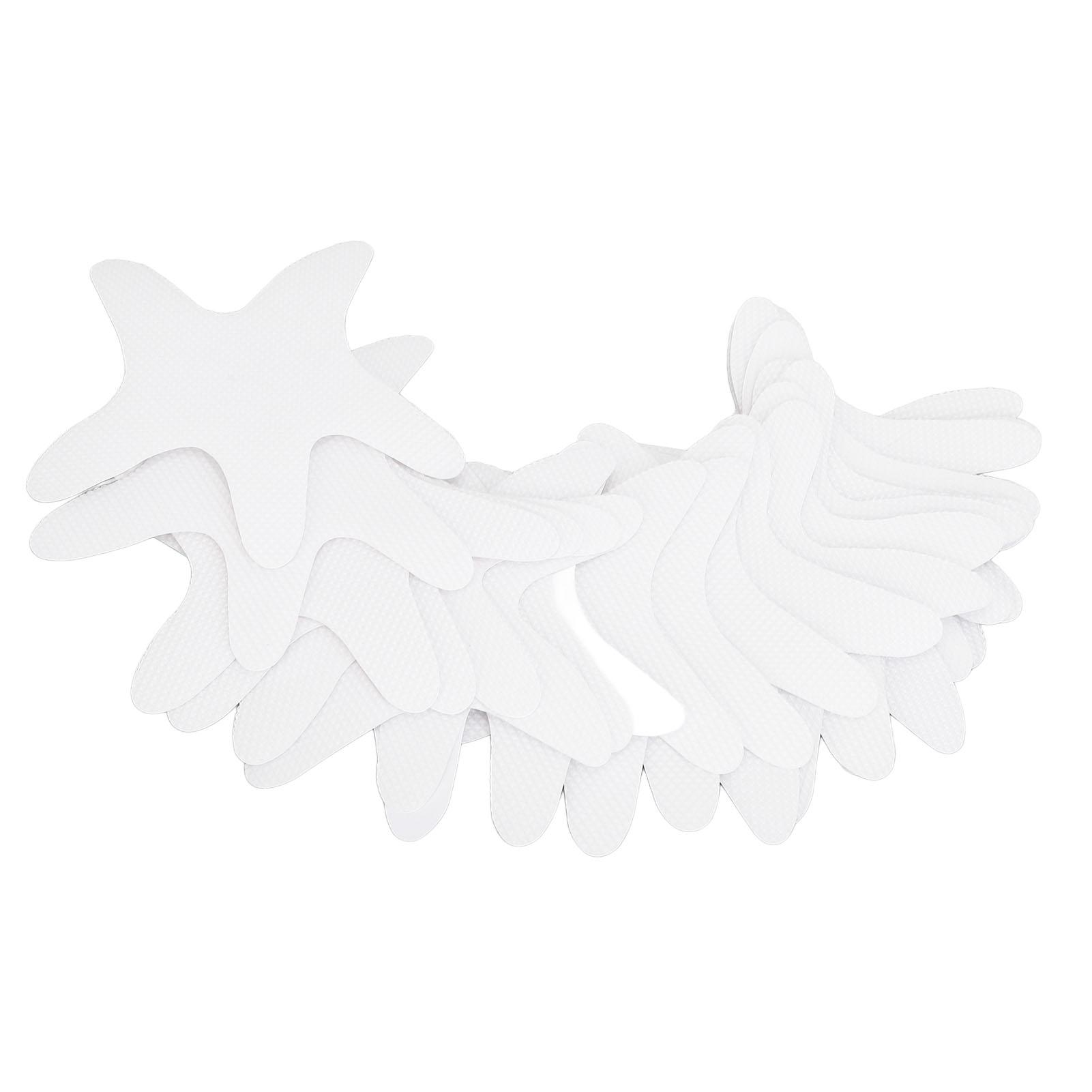 

20 шт. противоскользящие наклейки для душа, защитные наклейки для ванной, прозрачные противоскользящие наклейки для пола душа в виде морской звезды