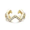 1 Piece Rainbow Ear Clips 925 Sterling Silver Fashion Unique Tiny Cuff Earrings For Women Girl Fine Jewelry Accessories