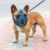 Breathable Mesh Dog Mouth Cover Soft Mesh Nylon Pet Dog Anti-Bark Adjustable Buckle Pet Mouth Cover Outdoor Activities