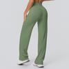 Yoga pants Thin skin-friendly high-waisted straight-leg pants Loose and thin yoga clothes Sports outdoor fitness clothes