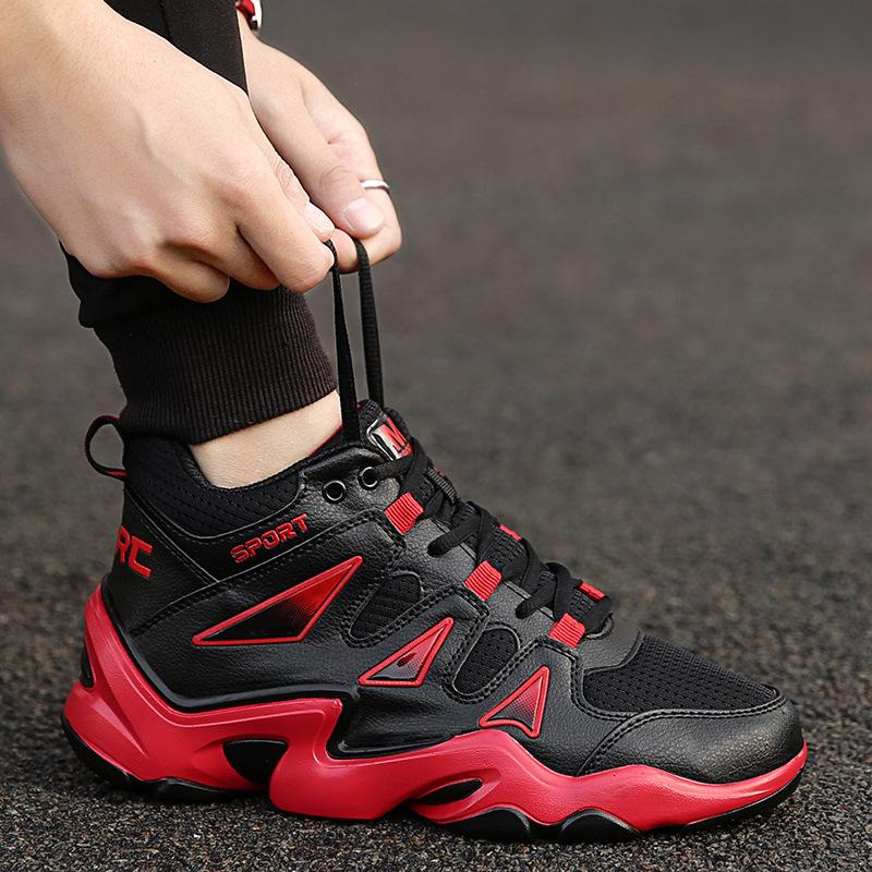 Модная мужская обувь Осень и Зима Высокие кроссовки2024 Мужская повседневная спортивная — фото 4