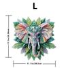 Elephant Puzzle Wooden Special-Shaped Splicing Toy Piggy Bank Multi-Functional Decompression Puzzle