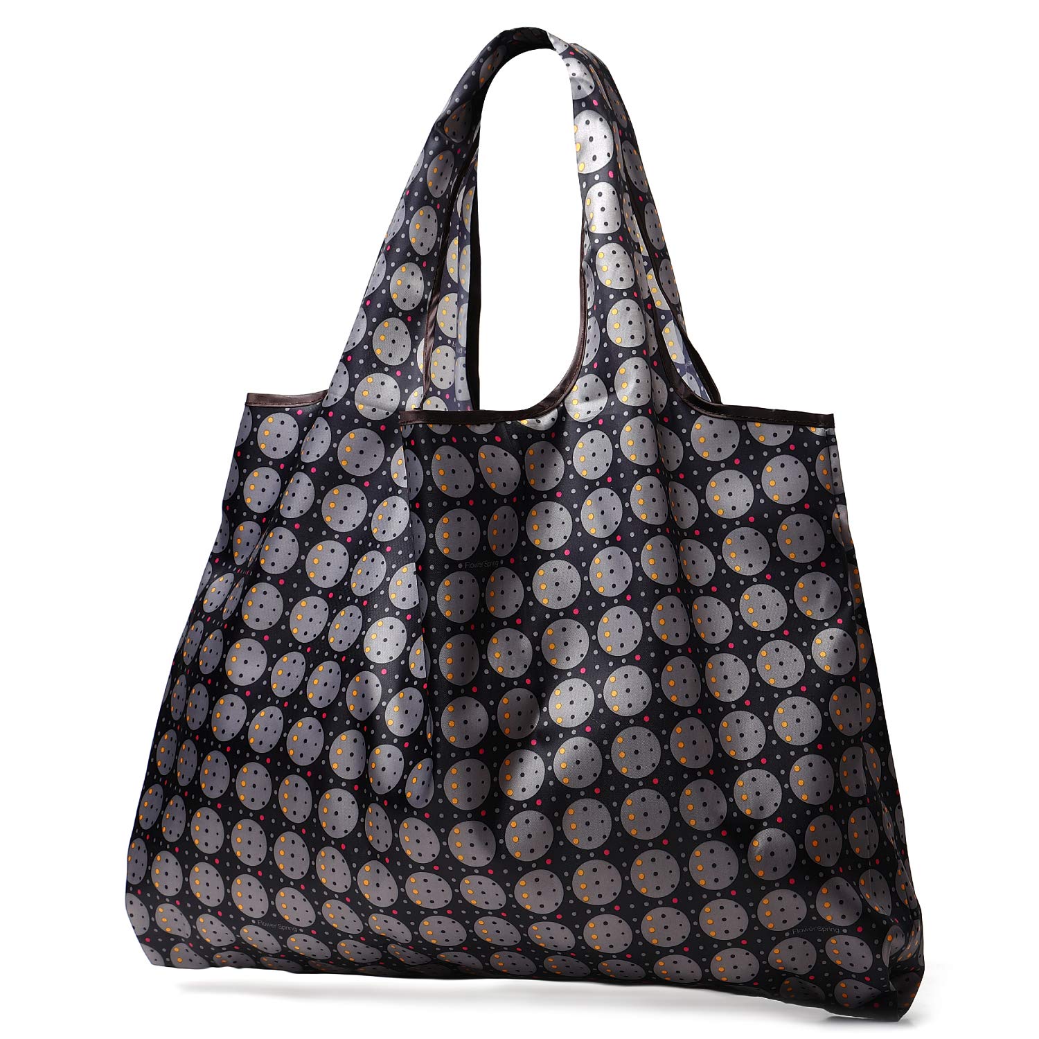 

Foldable Eco Large Washable Pattern [reiri] Bag, Popular, Compact, Storage, Stylish, (Black Available)