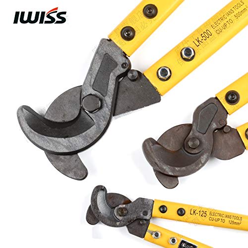 IWISS LK-500 Thick Cable Cutter for Copper and Aluminum Wires up to 500 sq.