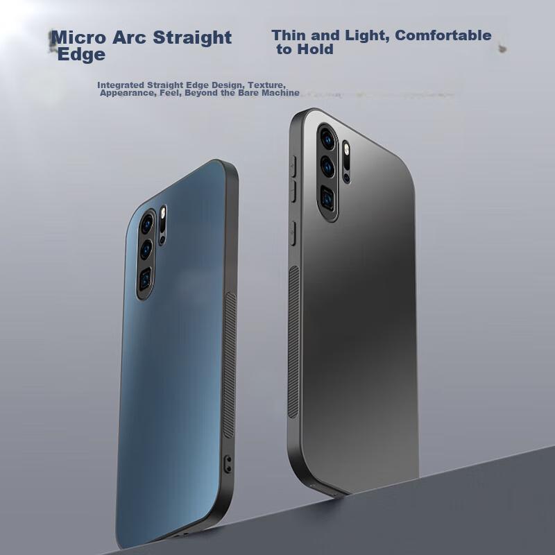 Phone Case for Huawei P30 Pro, Huawei P30 Pro Frosted Full Coverage Ultra-Thin Shockproof Anti-Fingerprint Personalized - Graphite Black