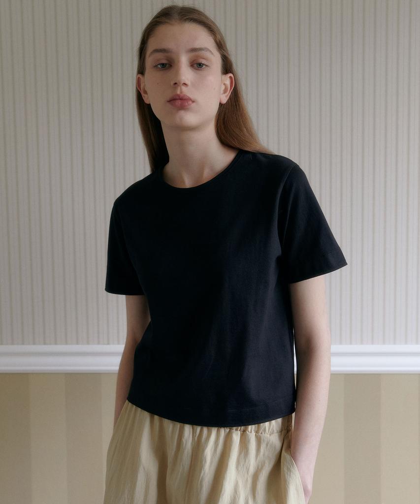 38COMEONCOMMON Silket Essential T-Shirts (Black)