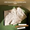 Female Spring and Autumn Small Leopard Print Cotton 10A Antibacterial Crotch Boxer Briefs