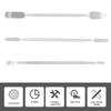 3 In 1 Stainless Steel Crowbar Professional Double Head Opener for Phone Tablet Laptop Repair Prying Bar Mobile Phone Opening
