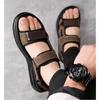 Fashion 2024 Summer Retro Fashion Platform Outdoor Beach Men's Sandals Designer New Soft Sole Casual Driving Men Shoes