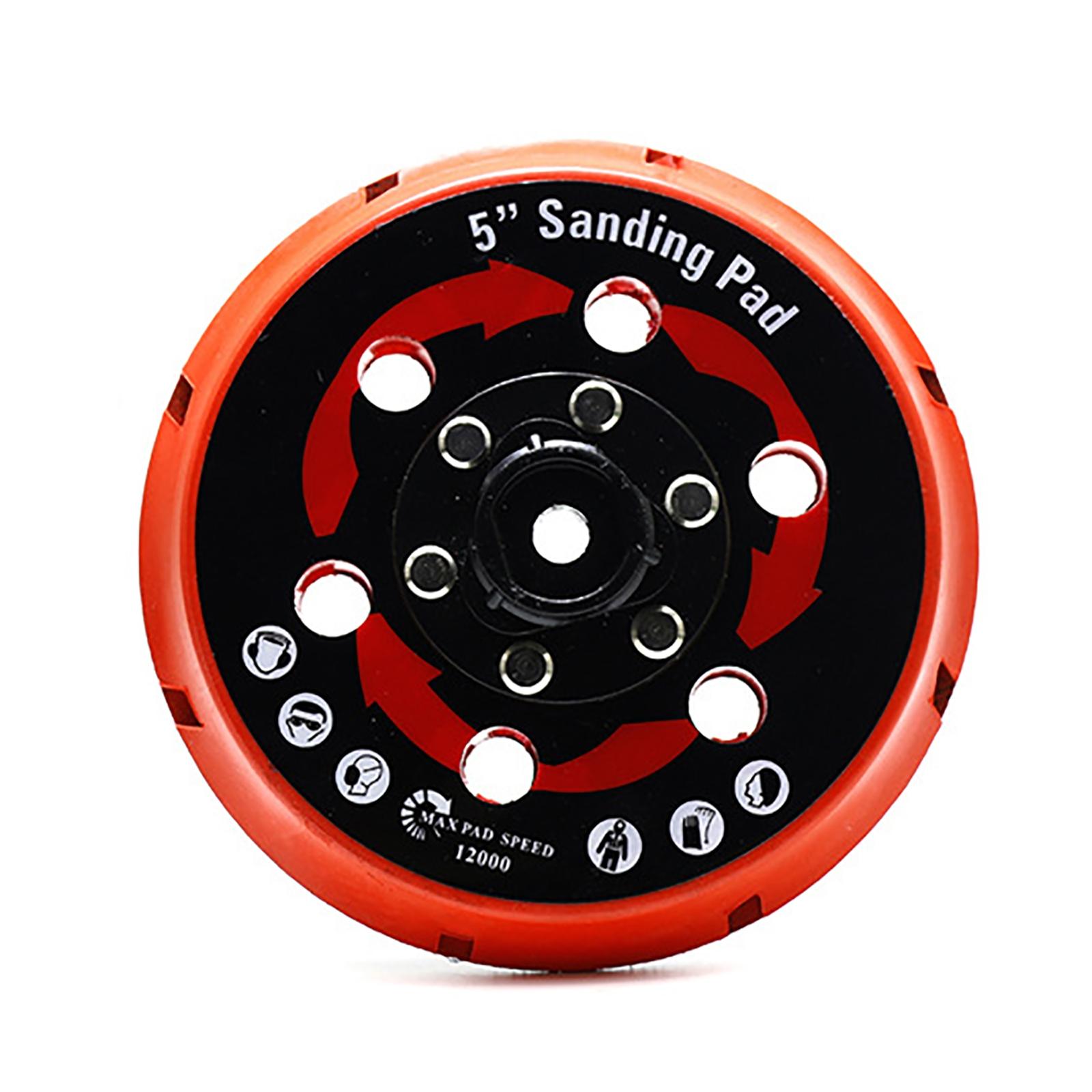 

5/6Inch Polishing Backing Plate 125/150mm 6 Hole Back Up Sanding Pad Disc Self Adhesive Back Plate For DA Polisher 5inch