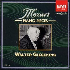 

CD GIESEKING (WALTER); MOZART - Mozart: Piano Pieces TOCE3151 Japan Classical Used