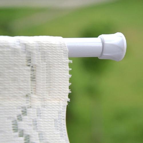 Kolstål Justerbar Stångspänning Hemmabadrumsgardin Utdragbar Stånghängare