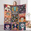 Pc Retro Owl Thin Blanket - Lightweight Flannel Throw for Sofa, Bed, Travel Livingroom and Bed - Digital Printing Fleece Blanket