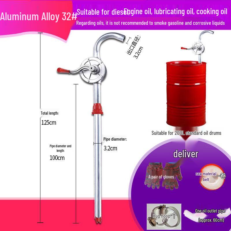 Aluminum Alloy Hand Operated Oil Pump