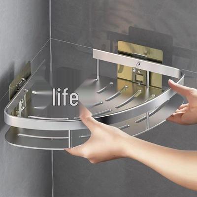Wandmontiertes Badezimmer-Regal für Toilettenartikel ohne Bohren