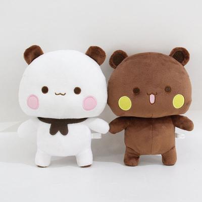 Roztomilá plyšová panenka panda Bubu a Dudu Měkký společník na spaní Kawaii Kreslená nadýchaná medvídková hračka Dekorace do auta na pohovku Vánoční/Narozeninový dárek