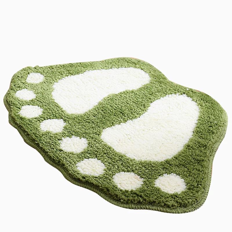 Bathroom Floor Mat, Bathroom Toilet Door Mat, Water-Absorbent Quick-Drying Foot Mat, Entryway Bathroom Non-Slip Carpet