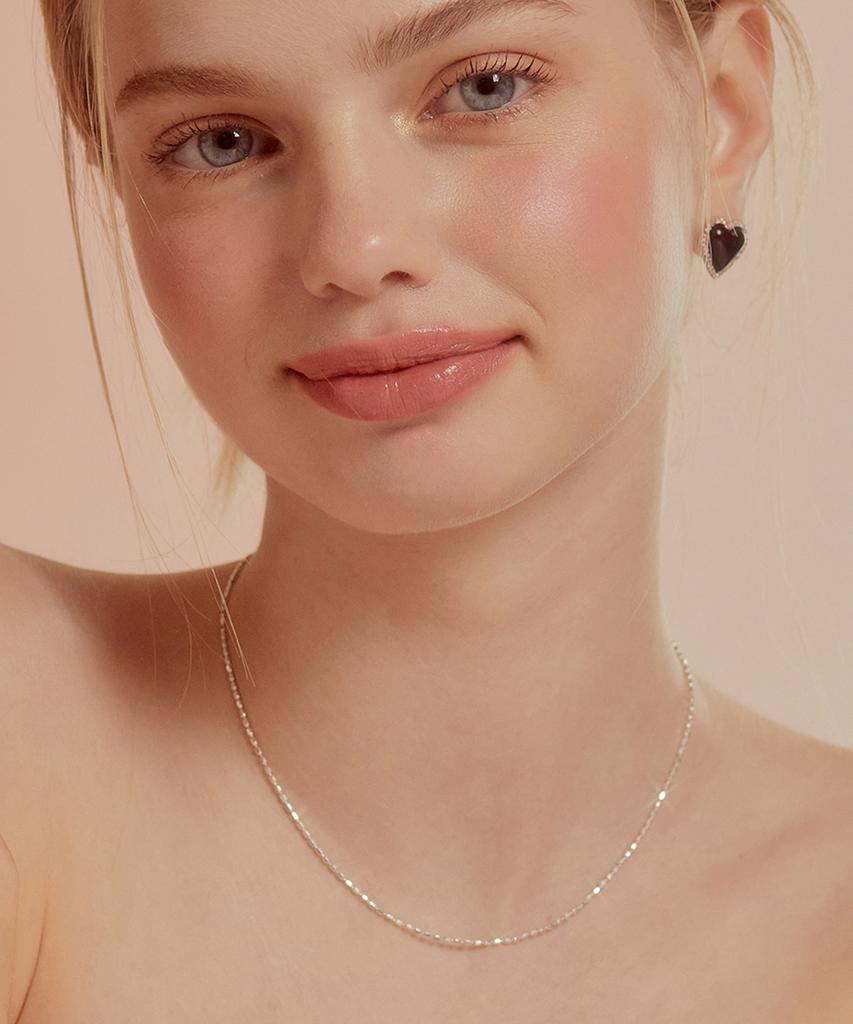 Tatiana (Silver 925) French Twist Chain Necklace Nz2009
