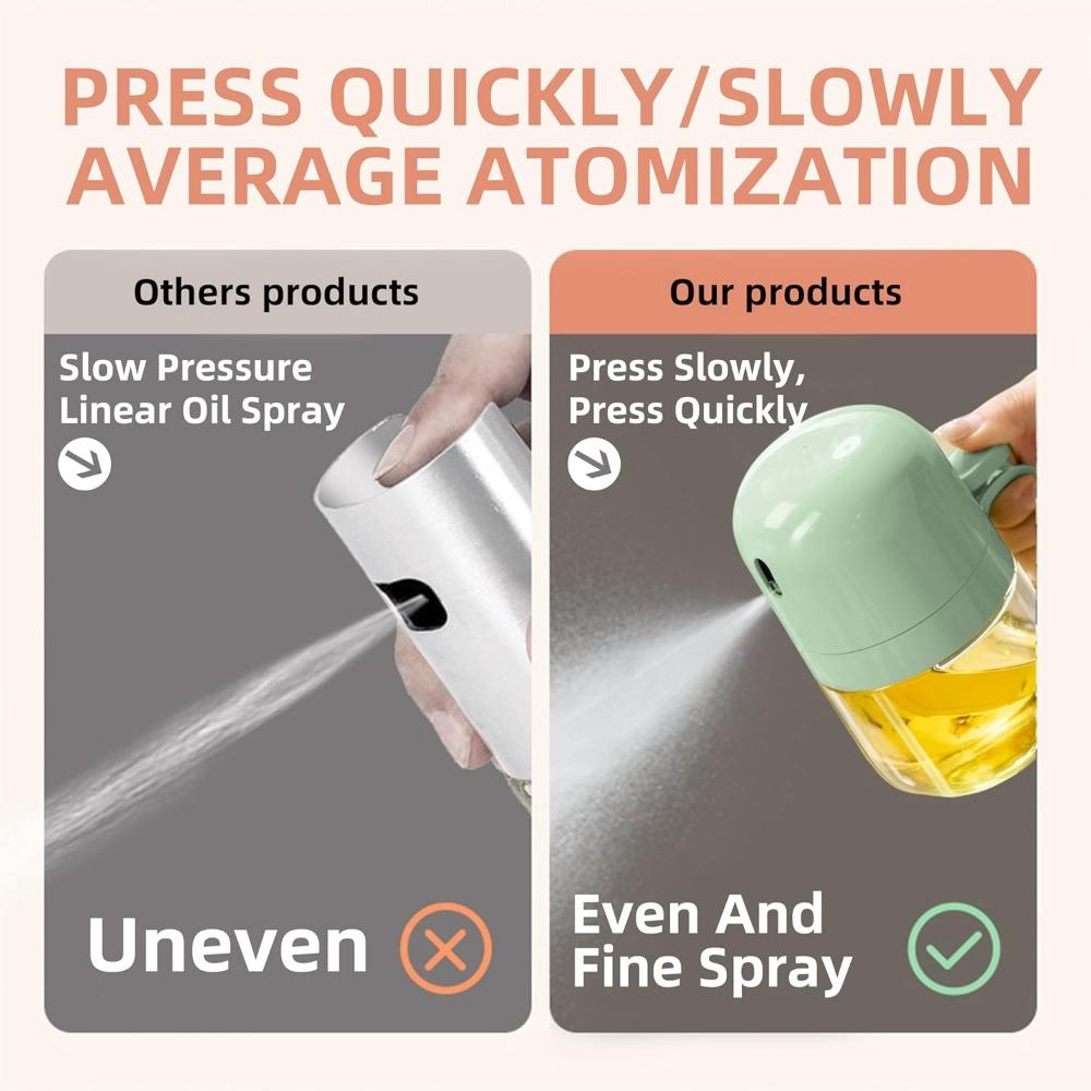 Cooking Injector 10 Oz Refillable Olive Oil Spray Bottle Air Fryer Accessories