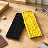 Pneumatic Dry Grinder Tray Sanding Backing Pad with Hook and Loop Face, 70 x 198 mm Nylon Plate for Woodworking, Wall Sanding, Flat Panel Refinishing