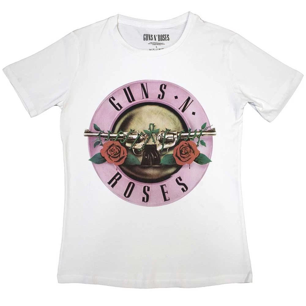 

Guns N Roses Ladies T-Shirt: Classic Logo (White) L