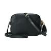 Gucci Soho Prägelogo Quastenanhänger Rindsleder Kamera Tasche Schulter Crossbody Tasche Kleine Größe Damen Schwarz