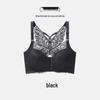 Plus Size Front Closure Wirefree Bra - Adjustable, Anti-Sagging, Side Support, Large Cup, Summer