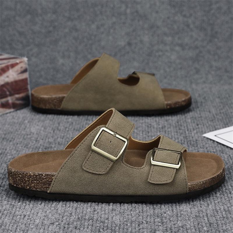 

Fashion CYYTL Mens Slippers Casual Outdoor Beach Shoes Summer Sandals Walking Slides Comfort Lightweight Designer Leather Fashion Luxury 44