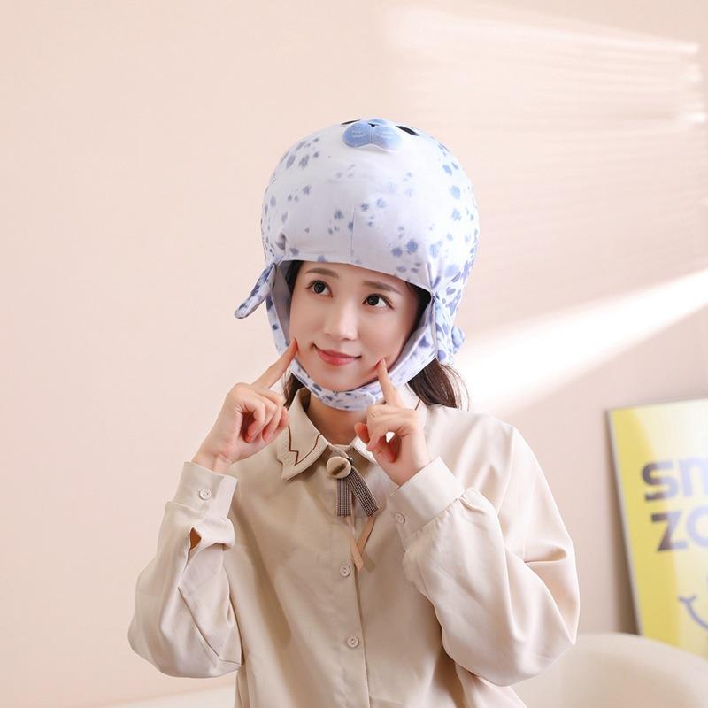 Printed seal hood hat, photo props, photo props, cartoon hood, performance props