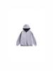 Men's Color Block Double-Zip Oversized Hooded Sweatshirt - Autumn Casual Cardigan