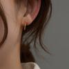 Ear Buckle Female Delicate Earrings Female Minimalist Light Luxury Fashion Senior Sense of Versatile Earrings Elegant Accessories Classic Jewelry