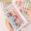 Cute Clear Cosmetic Bag Smoother  Large Capacity Multifunctional Portable Travel Storage Bag F