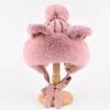 Winter Thickened Knitted Wool Hat Female Fox Ears Plush Lei Feng Hat Cold Warm Ear Protector Dome