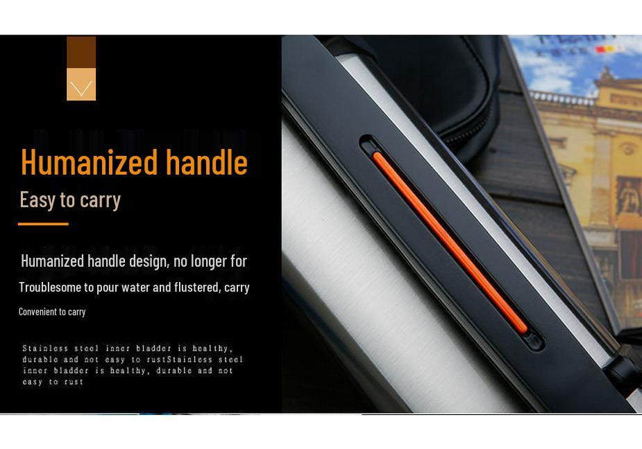 304 Stainless Steel Large Capacity Outdoor Insulated Thermos Flask for Cold Storage and Travel.
