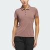 Adidas Stylish Minimalist Comfortable Versatile Golf Short Sleeve Polo Shirt Women Polo Shirts Pink Beige JE9904