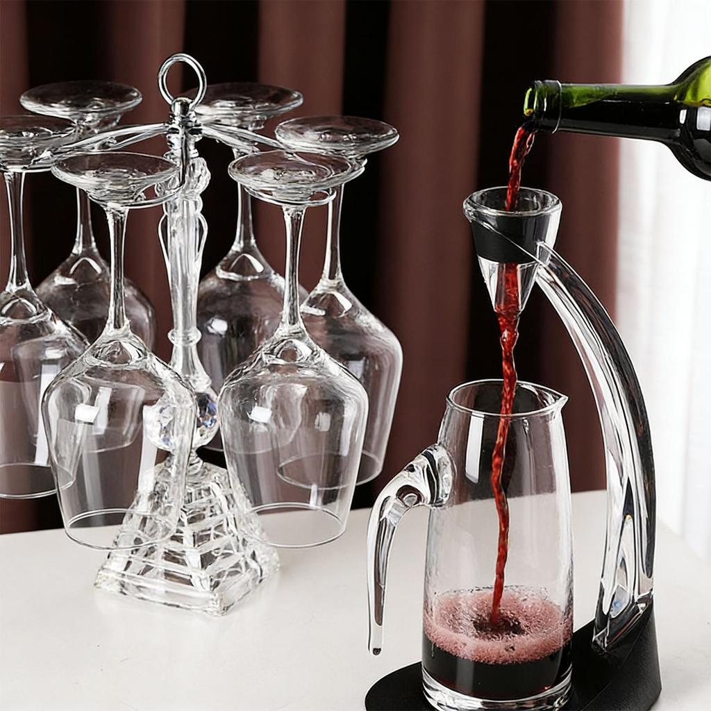 Wine Aerator Quick Portable Multi-Purpose Kitchen Gadget Wine Aerator Decanter for Christmas Retirement Valentine Party Kitchen