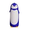 Water Bottle Penguin Design Heat Insulation 300ml Portable Water Cup for Outdoor Blue