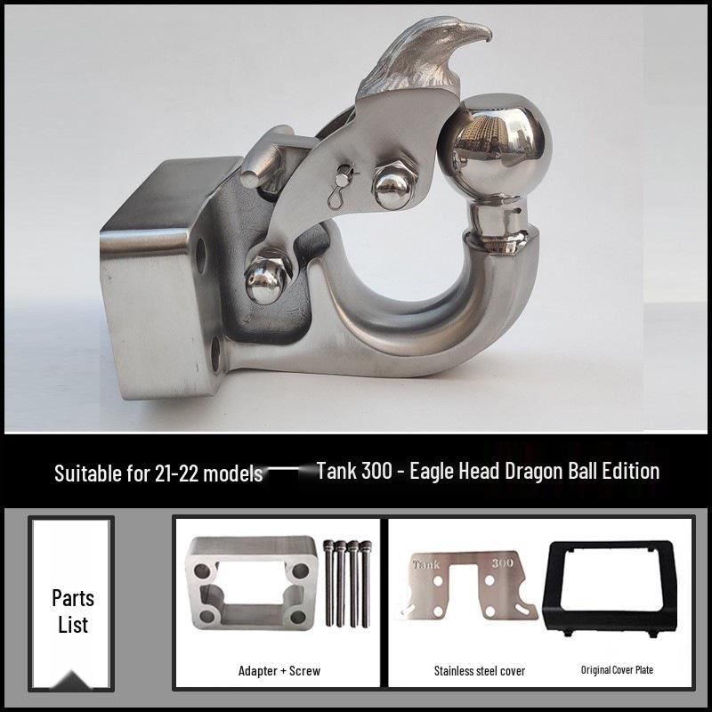 Premium 304 Stainless Steel Tow Hook for Tank 300, Patrol Cruiser, Land Cruiser, and Universal Rogue