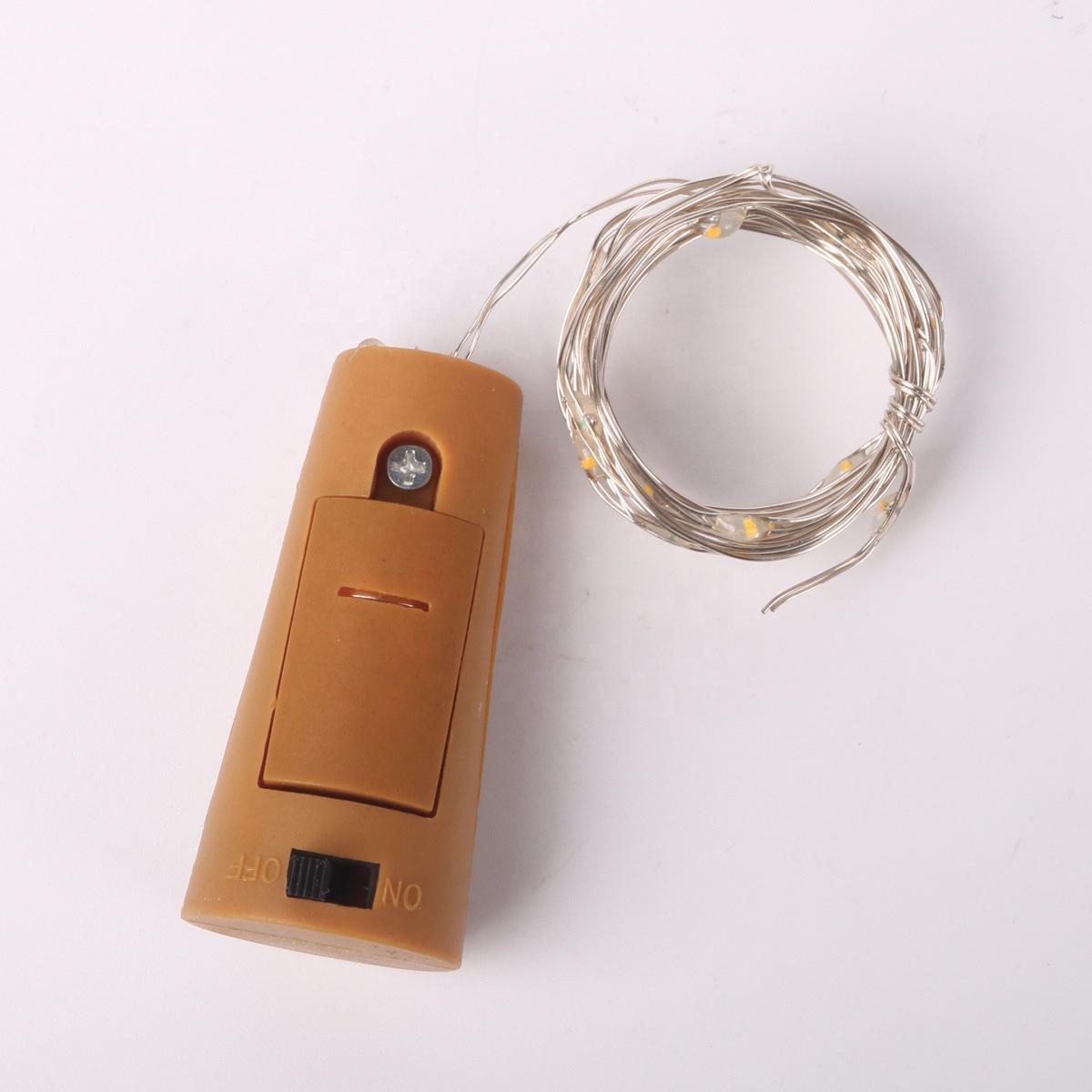 LED Solar Wine Bottle Stopper Lights - Colorful Neon Fairy String Lights for Outdoor Decoration