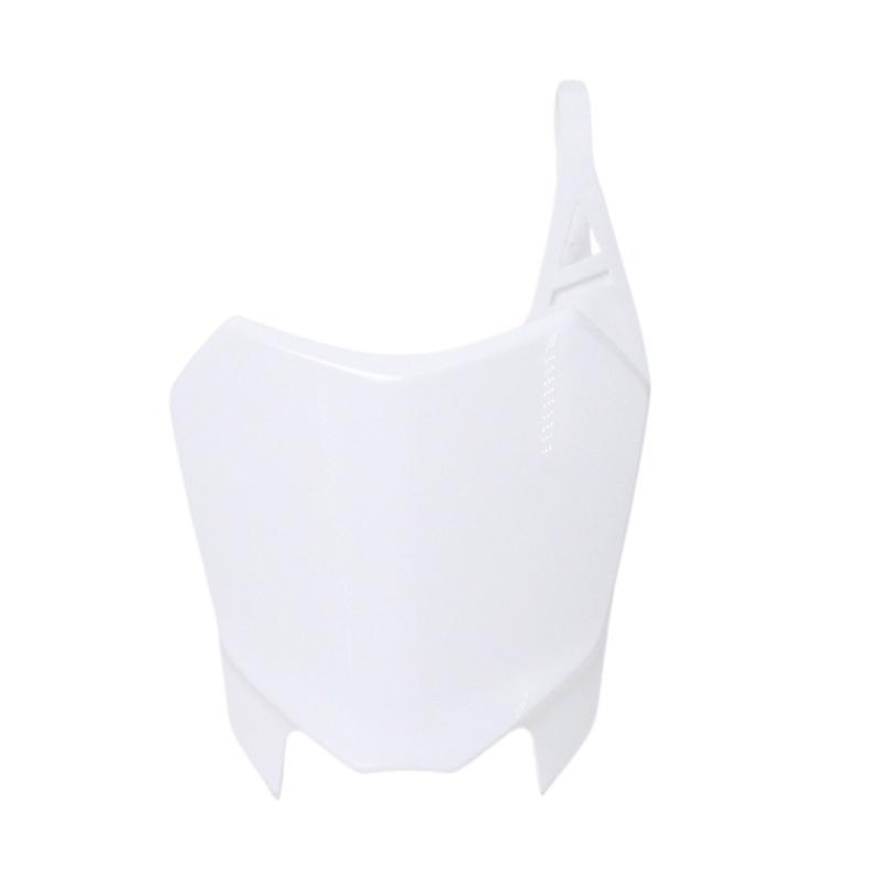 

Impact Resistant Plastic Racing Number Board Scoreboard For CRF250R CRF450R Dirt Bikes Quick Mount Customizable Graphics белый