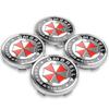 4×60MM Umbrella Corporation Logo Emblem Wheel Center Hub CapsAccessories For Toyota Nissan Peugeot Ford Cadillac Lexus Renault Mazda Suzuki Etc.