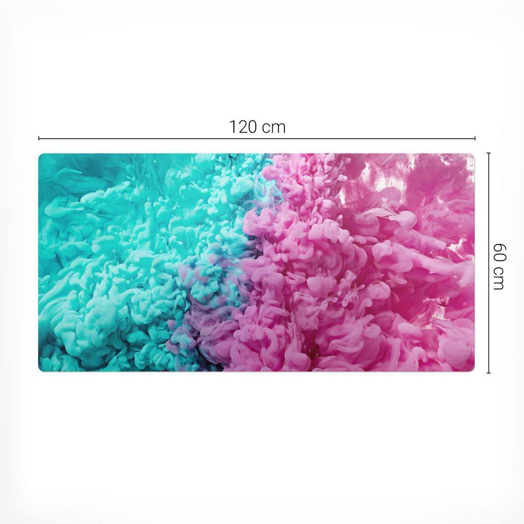 Mata Ochronna Podkładka Na Biurko Stół Blat Kolorowy Dym W Wodzie 120X60 Cm
