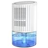 700ml Mini Dehumidifier for Home, Quiet Portable Moisture Absorber with 7-Color Night Light, Compact for Bedroom Wardrobe Closet