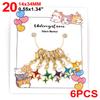Cat Knitting Stitch Markers Metal Animal Enamel Charms Crochet Locking Knitting Markers Sew Accessories