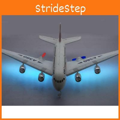 A380 Fernsteuerungsflugzeug mit LED-Leuchten für Bastler und Flugbegeisterte