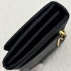 Used Excellent Condition  RFID Built-in PRADA Saffiano Long Wallet with Pass Case, Black