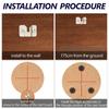 Hanging Wall Stabilisers Mounting Hanger Display Stand Dartboard Bracket Dart Holder