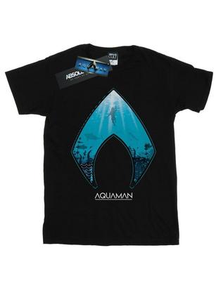 Mens Aquaman Ocean Logo T-Shirt