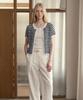 JUCYJUDY Punched Stripe Cardigan J1Kt329D